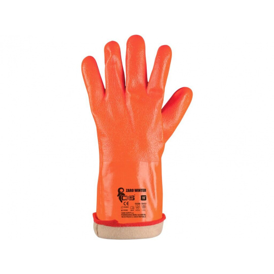 Pracovní rukavice ZARO WINTER, zimní, máčené v PVC