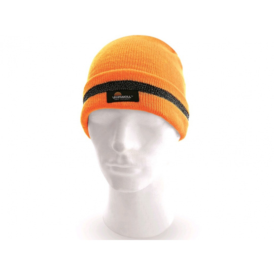 Reflexní zimní čepice CXS Keady, oranžová