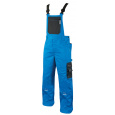 Pracovní kalhoty 4TECH s laclem modré 170cm