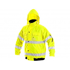 Reflexná bunda LEEDS 2v1 žltá, zimné
