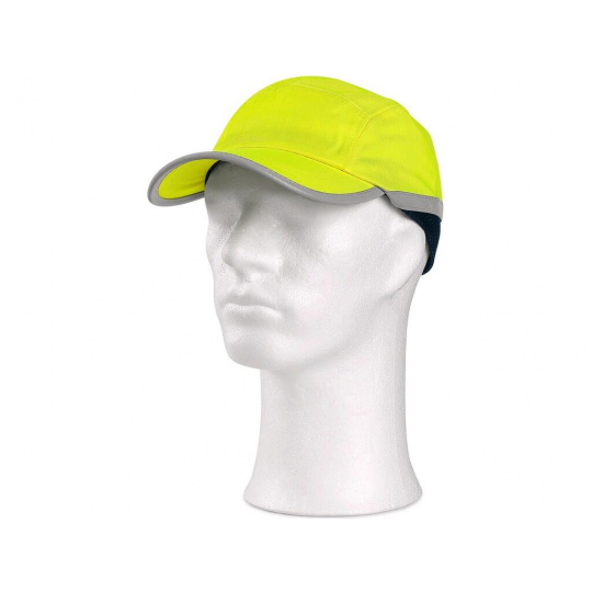Reflexní čepice s výztuhou CRAN SM923, žlutá