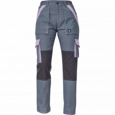 Dámské pracovní kalhoty MAX SUMMER, šedo/fialové