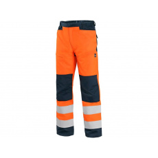 Kalhoty CXS HALIFAX, výstražné, pánské, oranžovo-černé