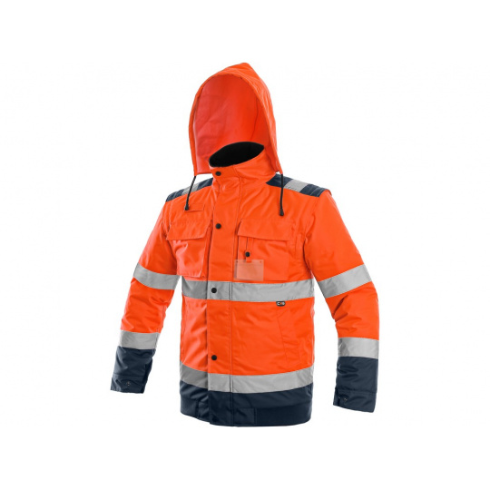 Reflexní bunda LUTON 2v1 oranžová, zimní
