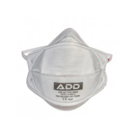 Respirátor FFP3 ADD AIR ACTIVE, bez ventilku