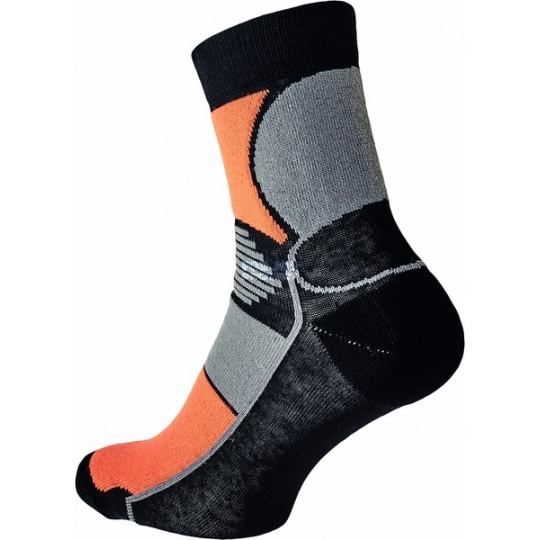 Ponožky KNOXFIELD Basic černo/oranžové