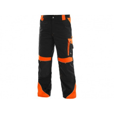 Pracovné nohavice SIRIUS Brighton čierno / oranžové