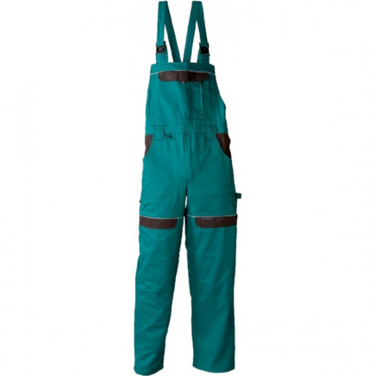 Pracovné nohavice s trakmi COOL TREND zelené