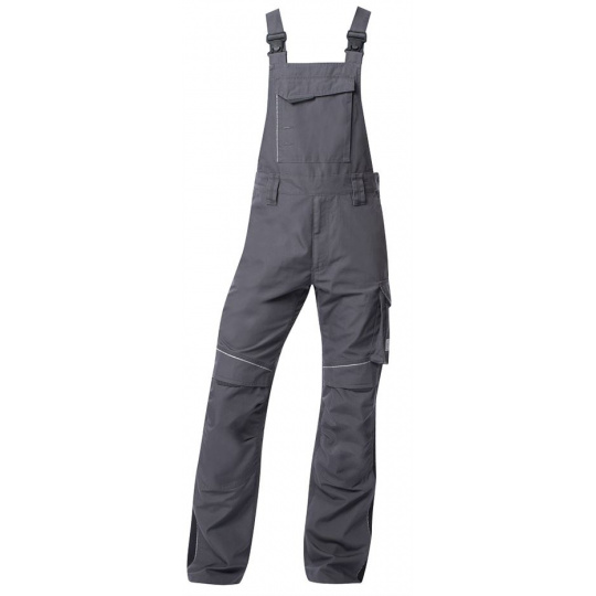 Pracovní kalhoty s laclem URBAN+ tmavě šedé