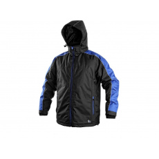 Pracovní zimní bunda BRIGHTON černo/modrá