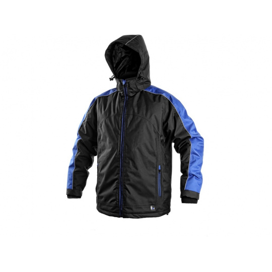 Pracovní zimní bunda BRIGHTON černo/modrá