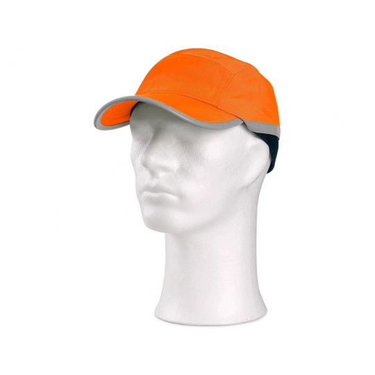Reflexní čepice s výztuhou CRAN SM923, oranžová