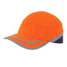 Reflexní čepice s výztuhou CALLUM, oranžová